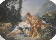 Francois Boucher Daphnis and Chloe oil painting reproduction